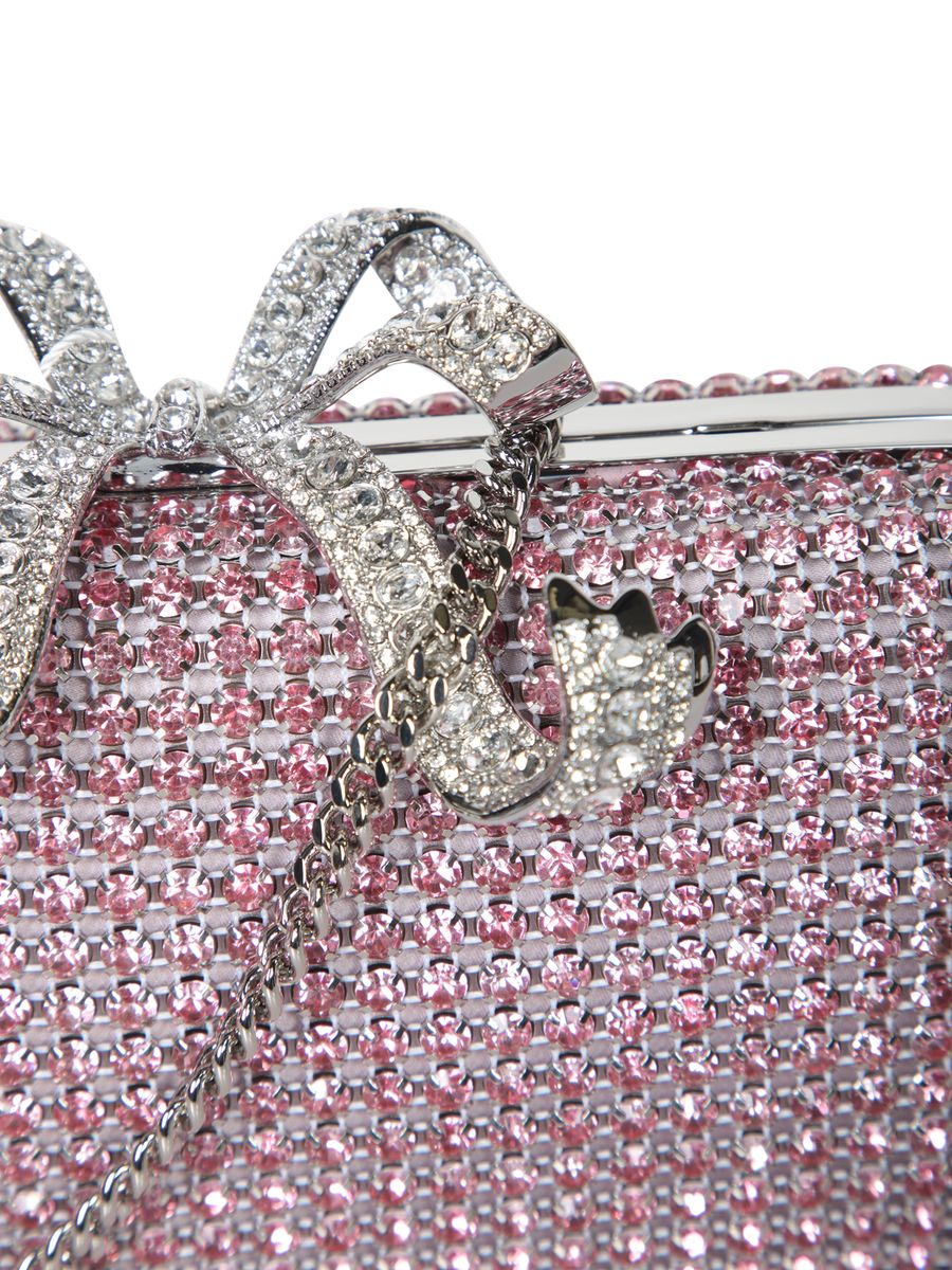 Self-Portrait 'Pink Crystal Box' Clutch
