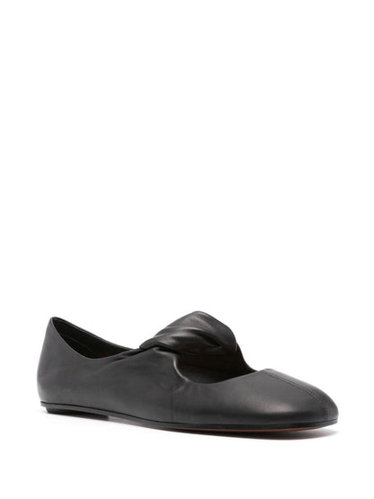 Alexander Mcqueen Twisted Detail Ballet Flats