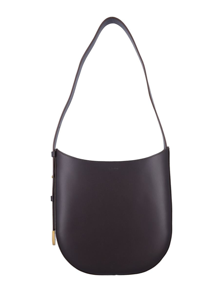 Sessun Leather Grandre Amo Hobo Bag With Bronze Details
