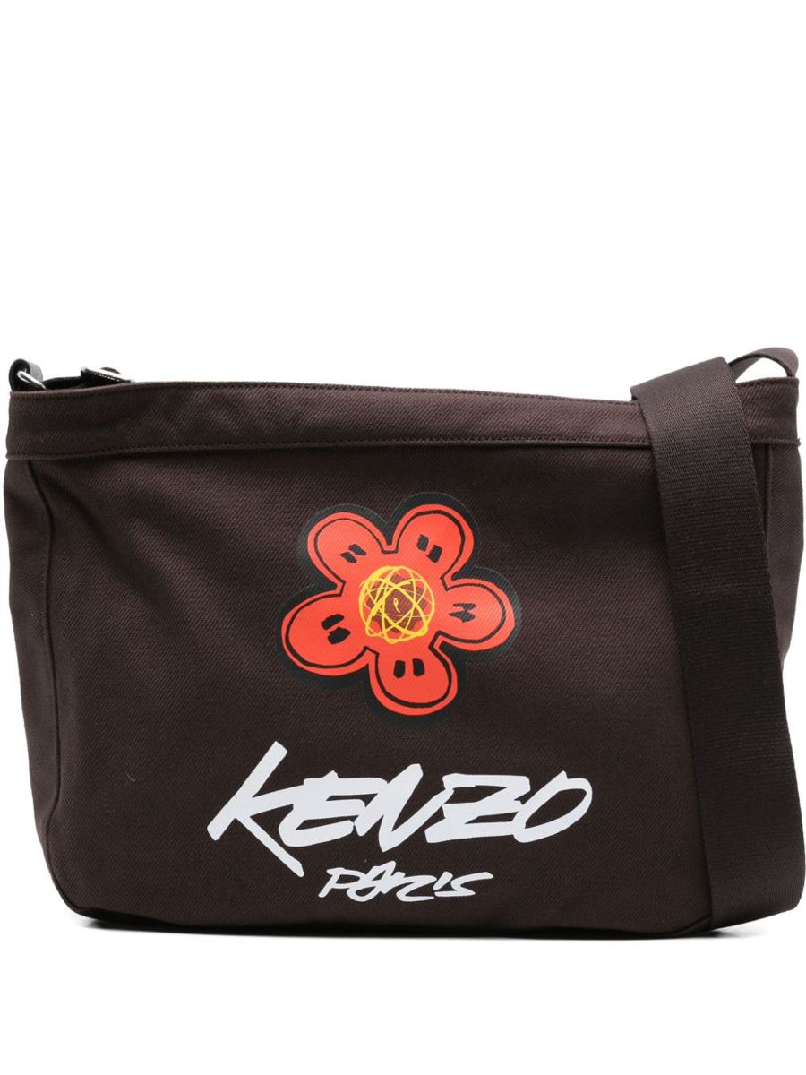 Kenzo Futura Logo Cotton Crossbody Bag