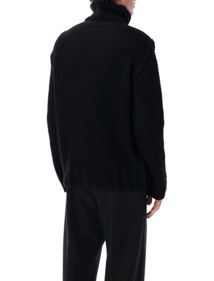 MM6 Maison Margiela Chunky Wool Turtleneck Jumper