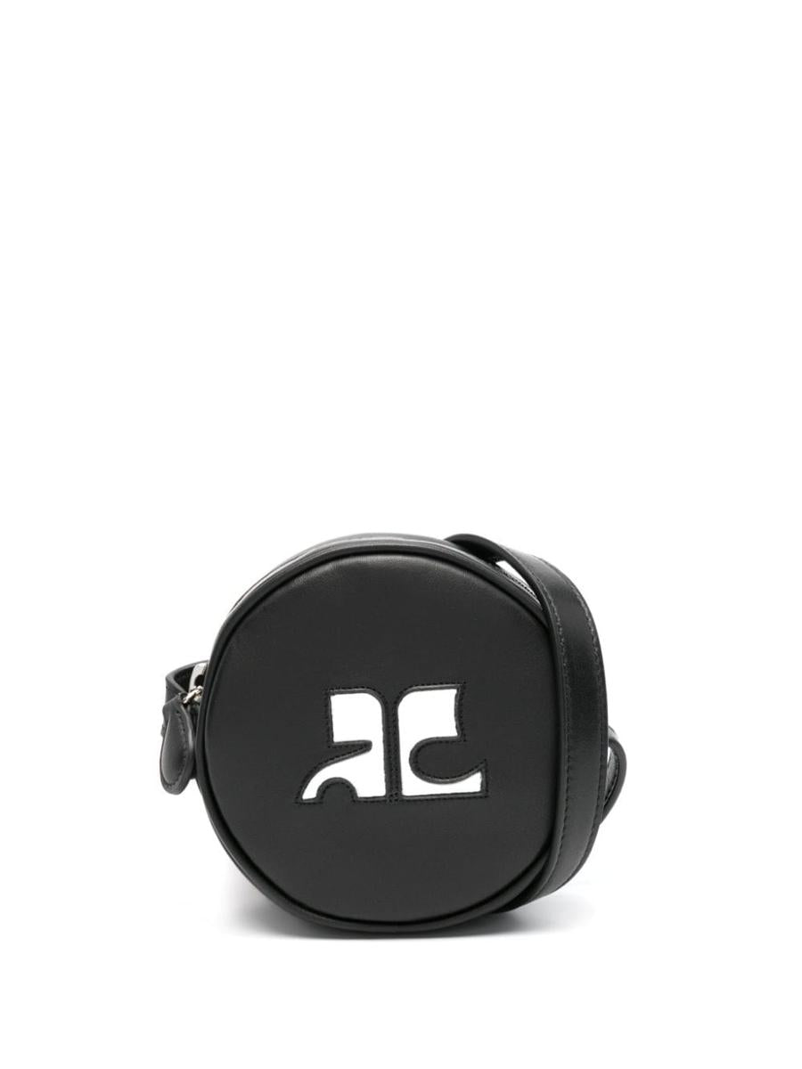 Courreges Reedition Leather Circle Bag