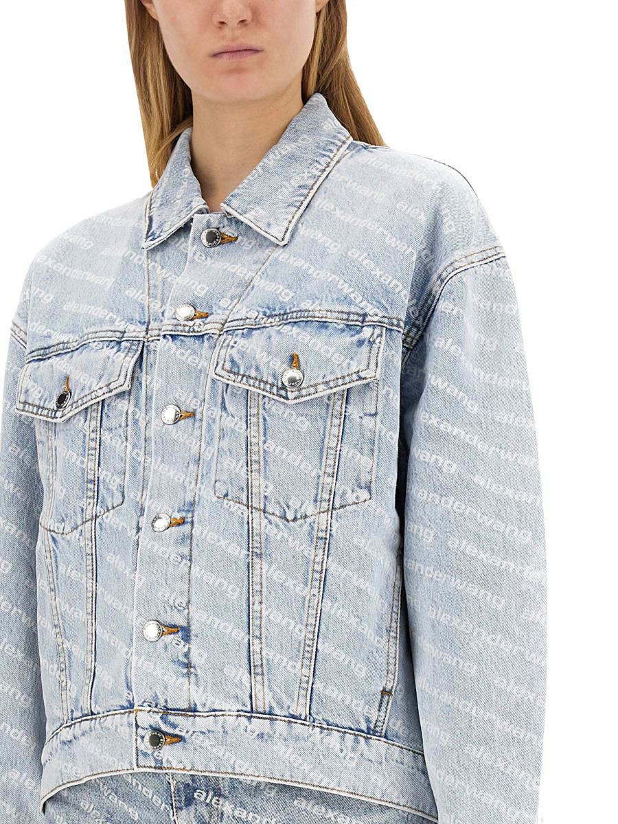 Alexander Wang All Over Logo Jacket