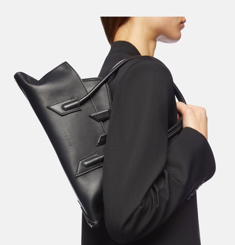 The Attico "The Walk Small" Top Handle Bag Bags