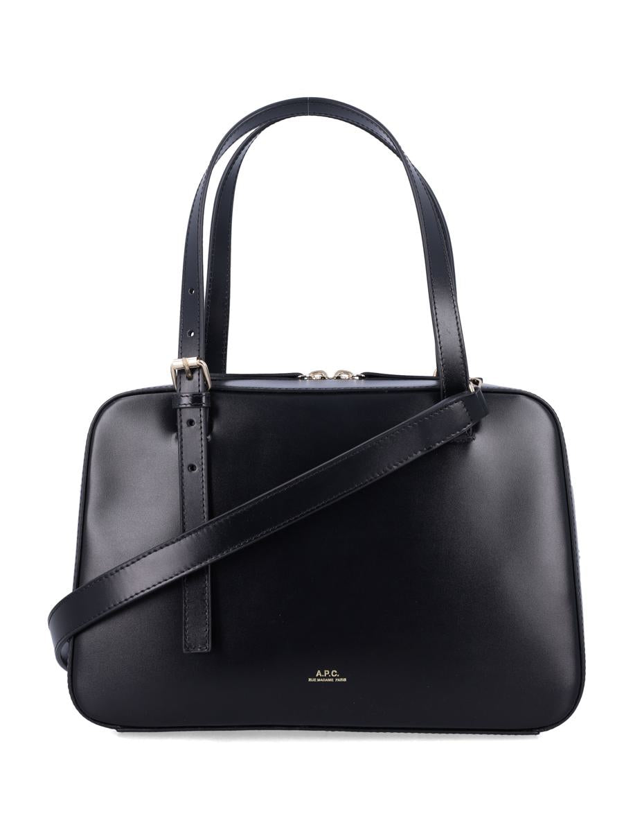 A.P.C. Leather Virginie Box Bag