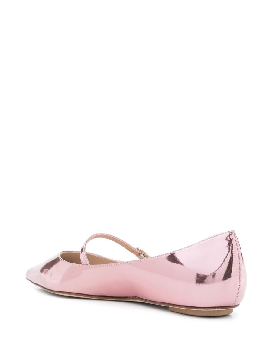 Stuart Weitzman Emilia Mary Jane Flat Shoes
