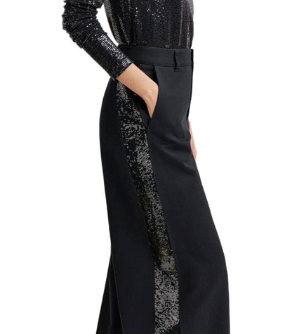 Essentiel Antwerp Gorror Black Wide Leg Pants