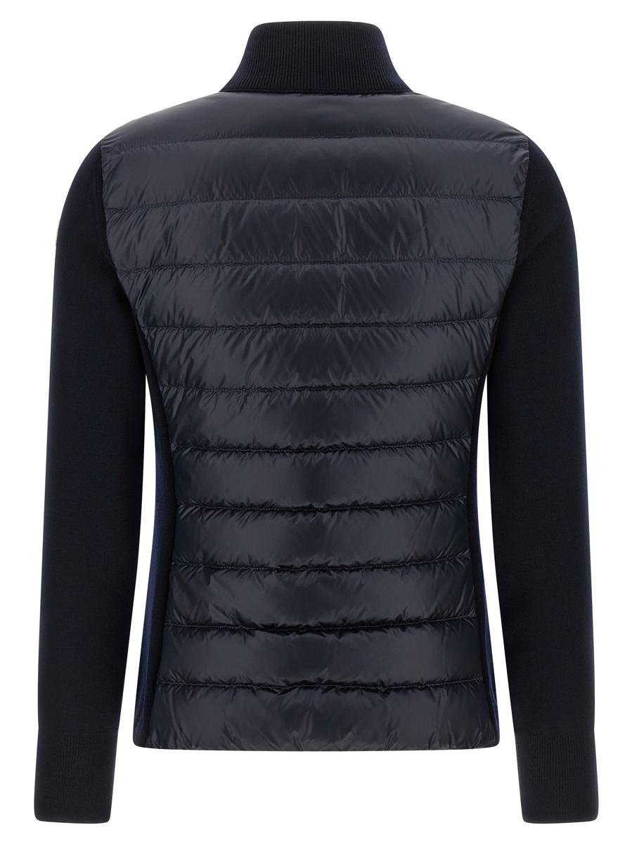 Moncler Two-Material Cardigan