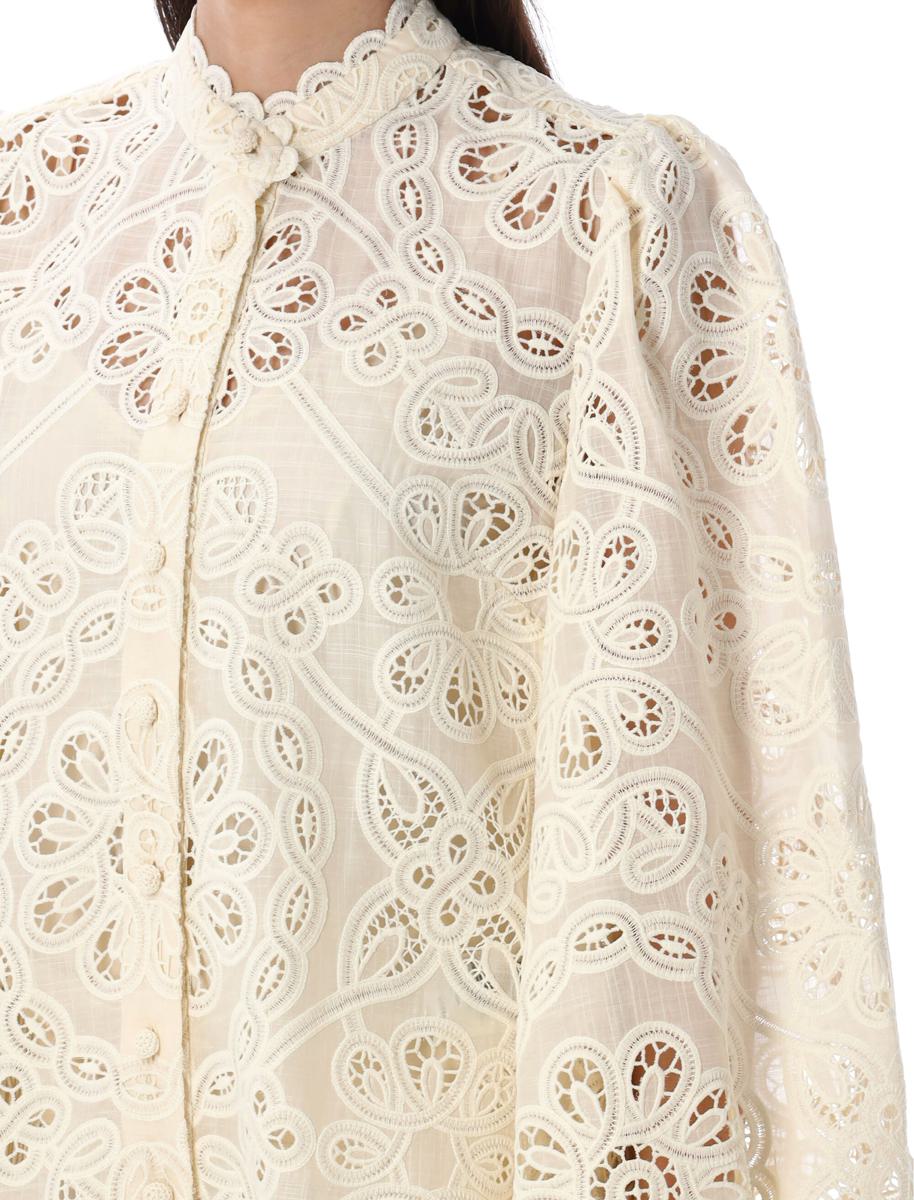 Zimmermann Rhiannon Embroidered Blouse