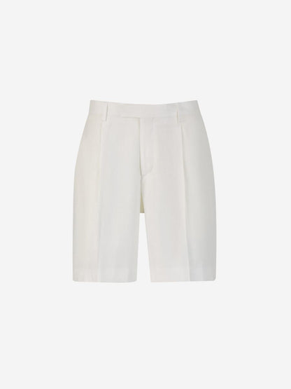 Lardini Linen Formal Bermuda Shorts