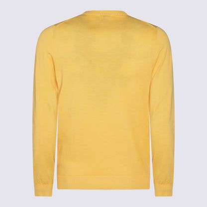 Malo Yellow Cotton Knitwear