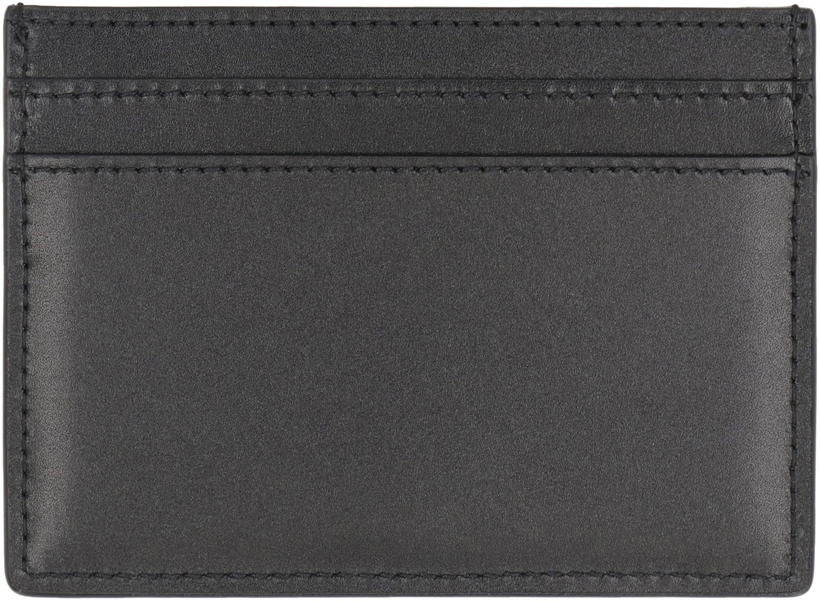 Saint Laurent Cassandre Leather Card Holder
