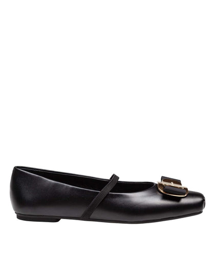 Salvatore Ferragamo Soft Leather Ballerina Flat