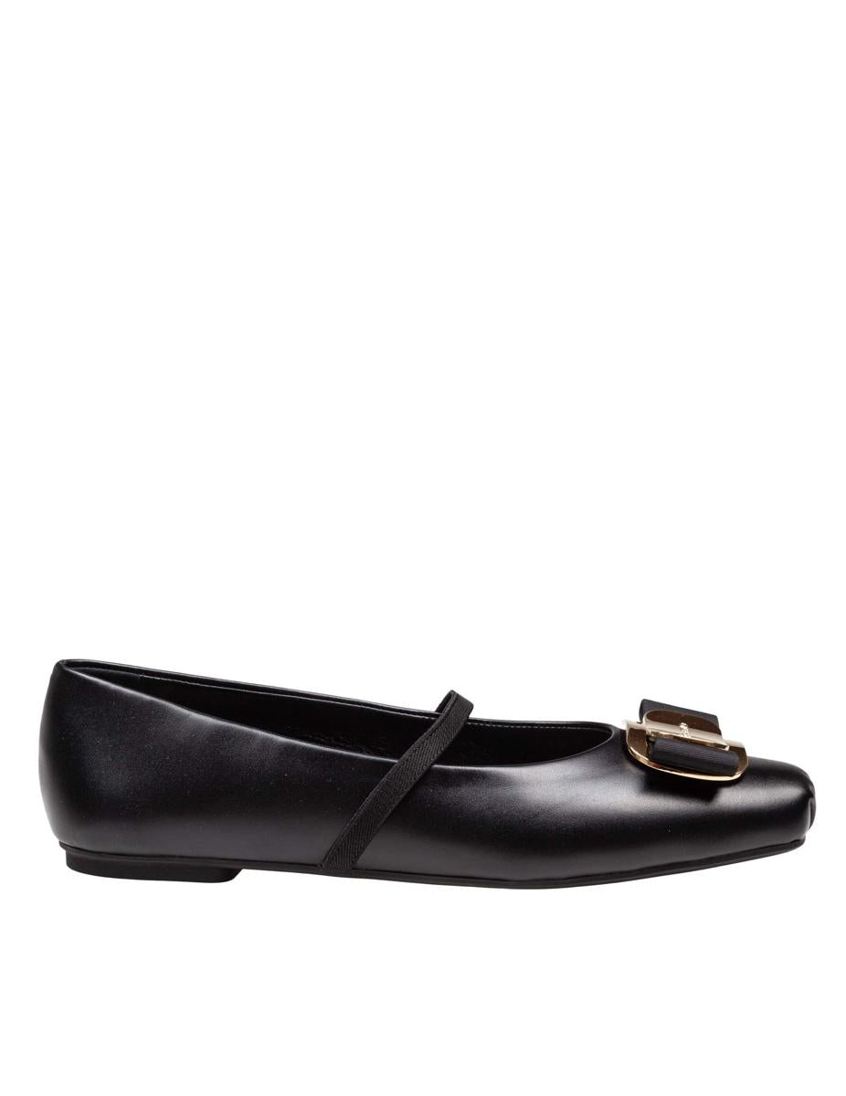 Salvatore Ferragamo Soft Leather Ballerina Flat
