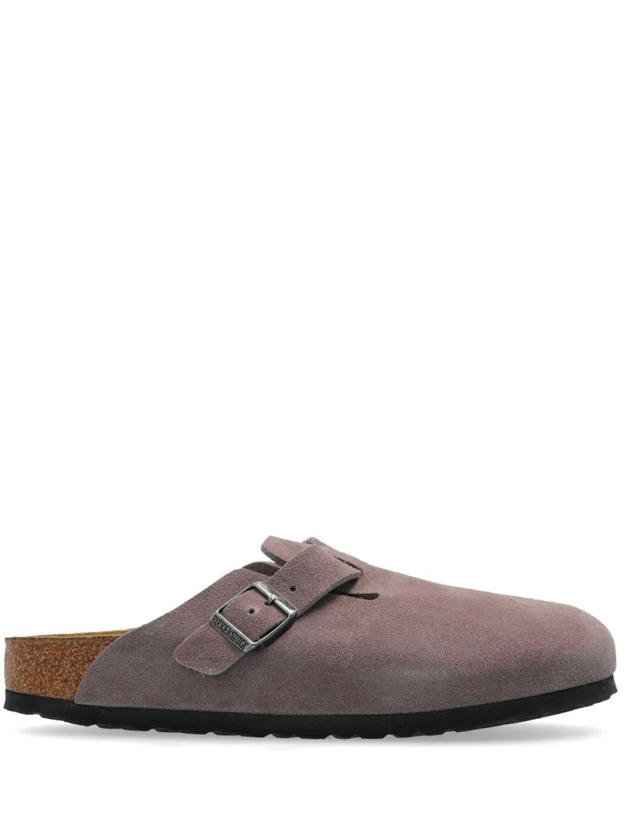 Birkenstock Boston Faded Purple, Suede Leather Shoes
