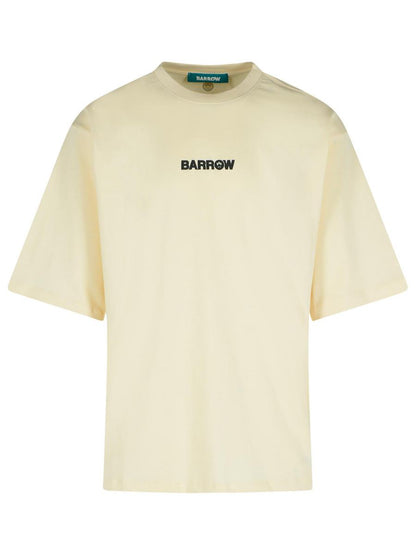 Barrow Cream Cotton T-Shirt