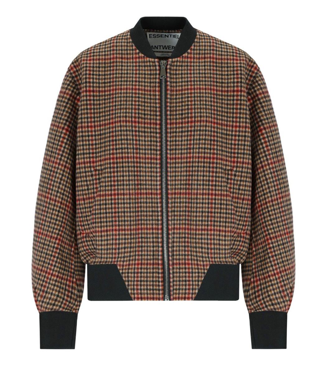 Essentiel Antwerp Antwerpiti Brown Bomber Jacket