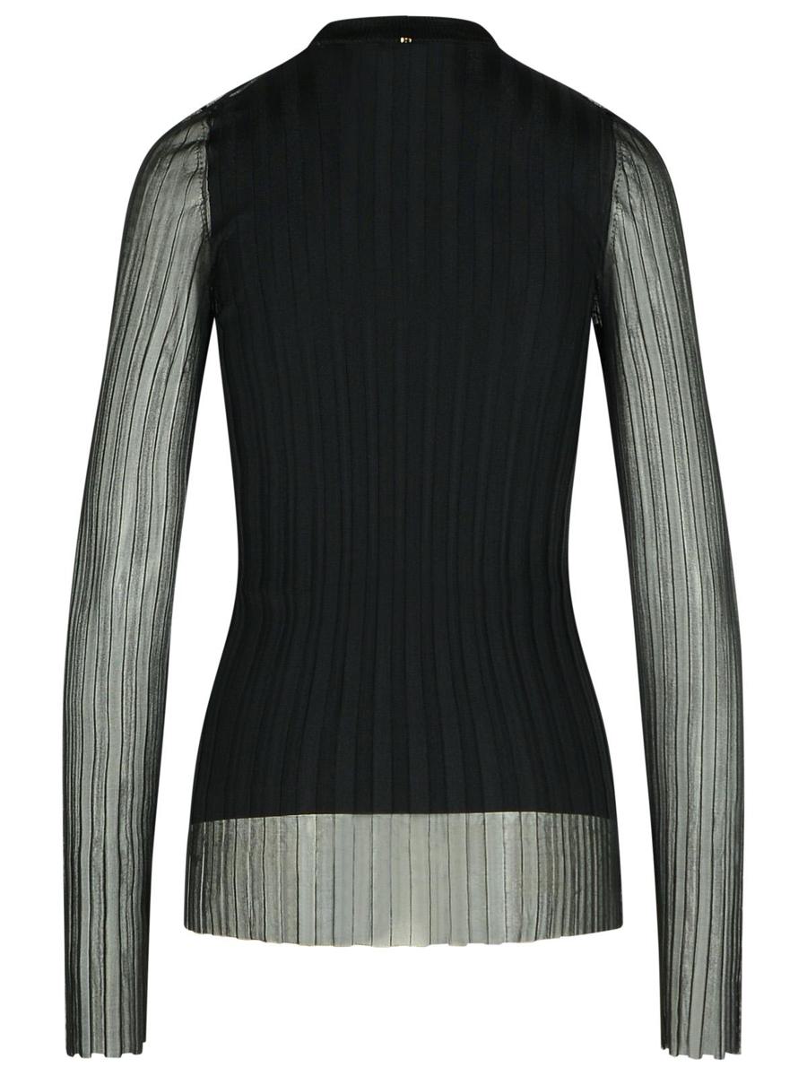 Sportmax 'Acino' Black Polyamide Blend Sweater