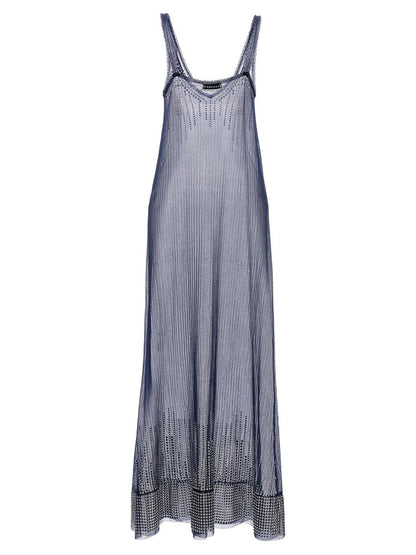 Rabanne Studded Mesh Dress