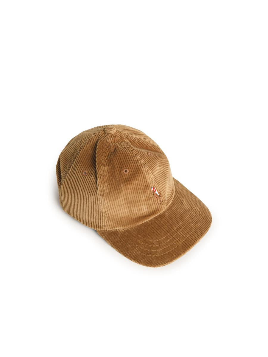 Polo Ralph Lauren Light Brown Cotton Velvet Cap
