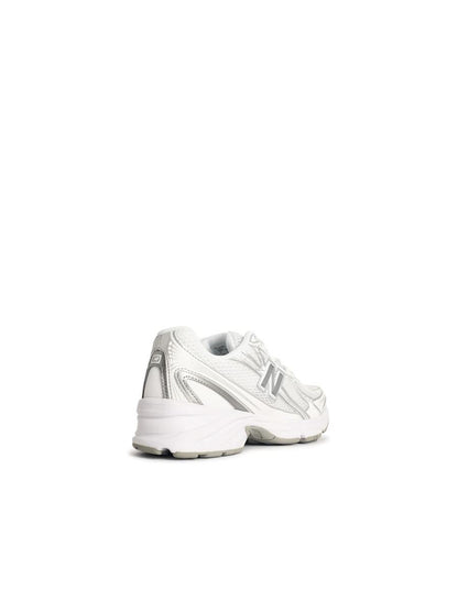 New Balance '740' White Fabric Blend Sneakers