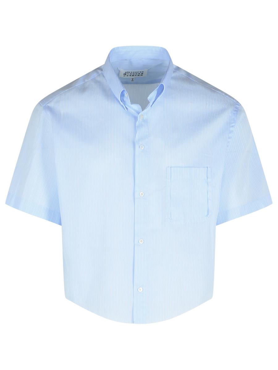 Maison Margiela Light Blue Cotton Shirt