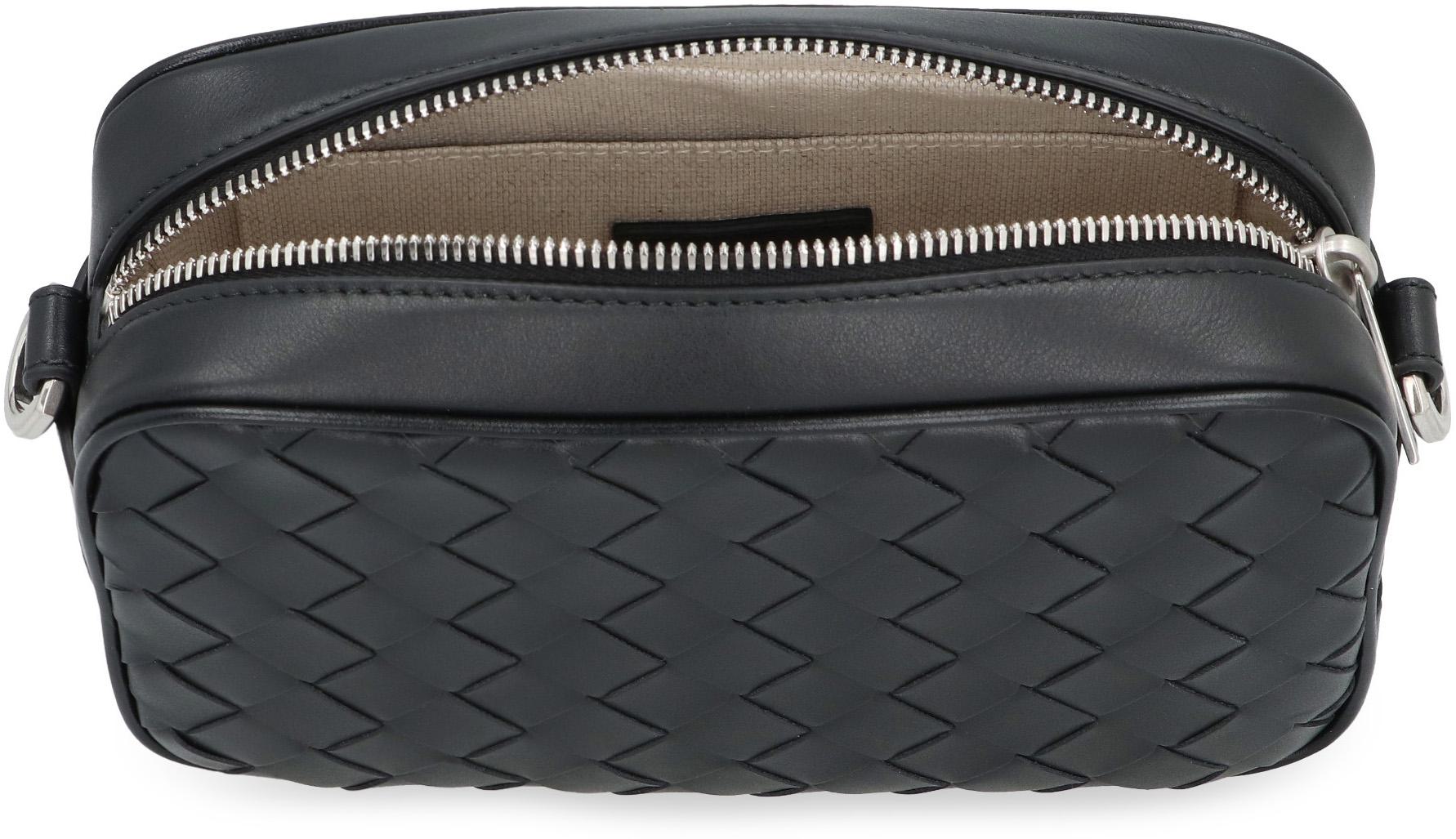 Bottega Veneta Leather Mini Camera Bag
