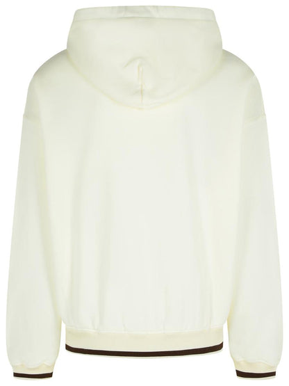 Dolce & Gabbana Ivory Cotton Sweatshirt