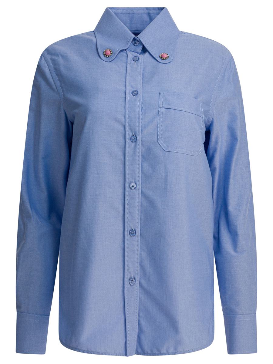 Valentino Garavani Shirt With Embellished Collar
