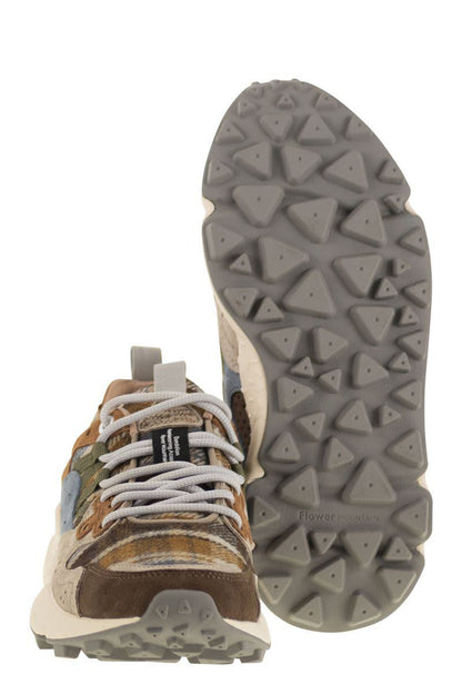Flower Mountain Yamano 3 - Suede And Wool Sneakers