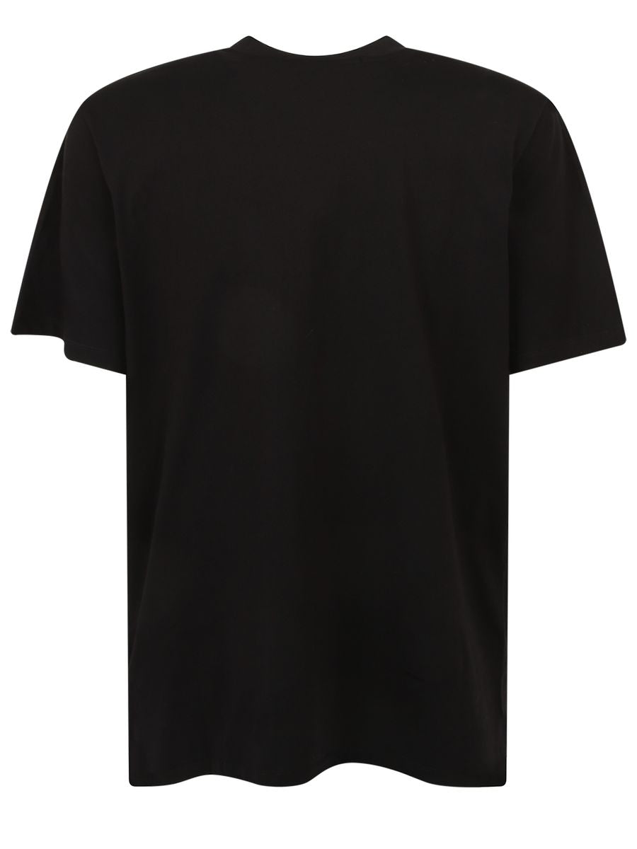 Msgm Brushed Logo T-Shirt Clothing
