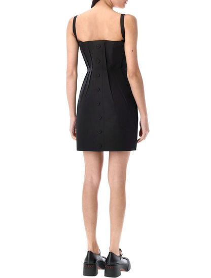 Marni Bonded Poplin Mini Dress