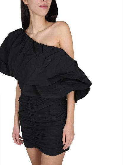 Rotate Birger Christensen One-Shoulder Dress