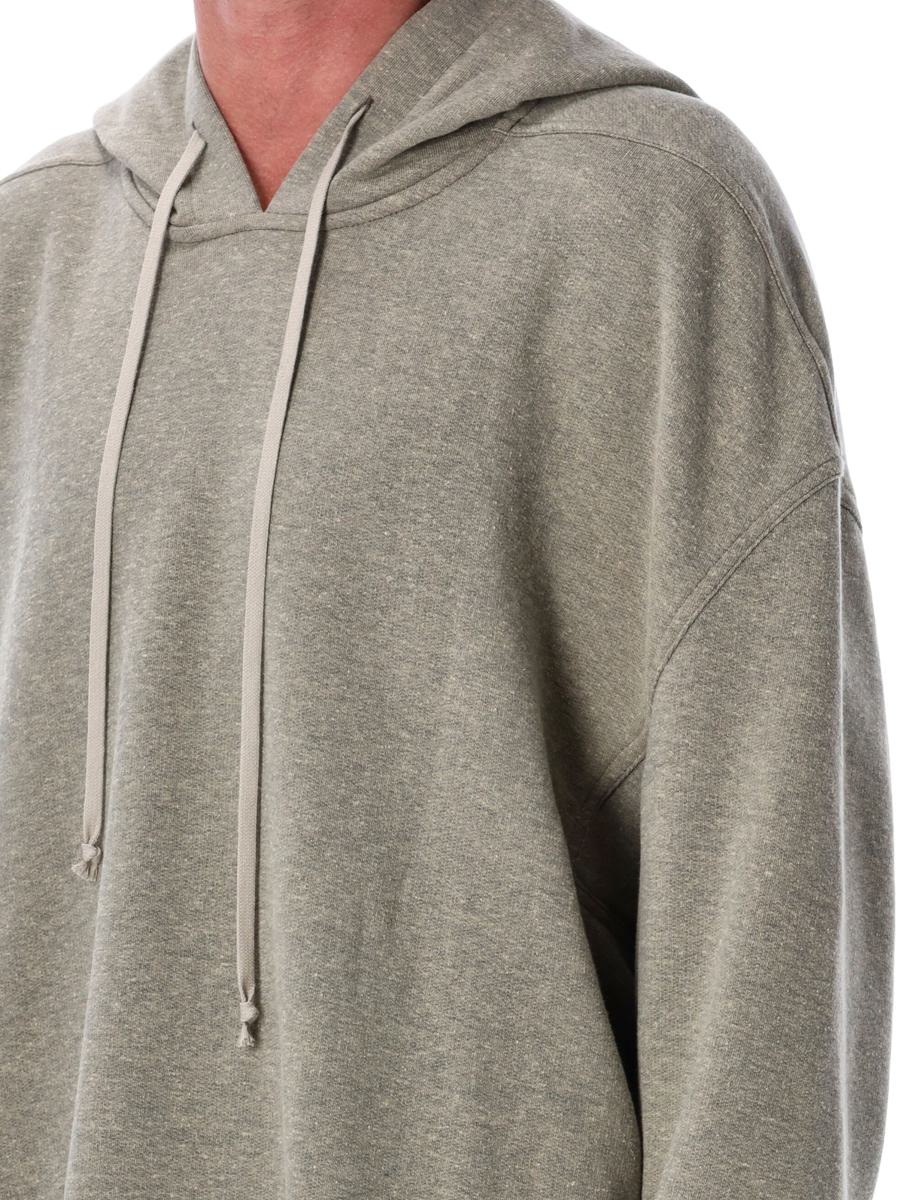 Rick Owens Drkshdw Grey Melange Peter Hoodie Sweatshirt
