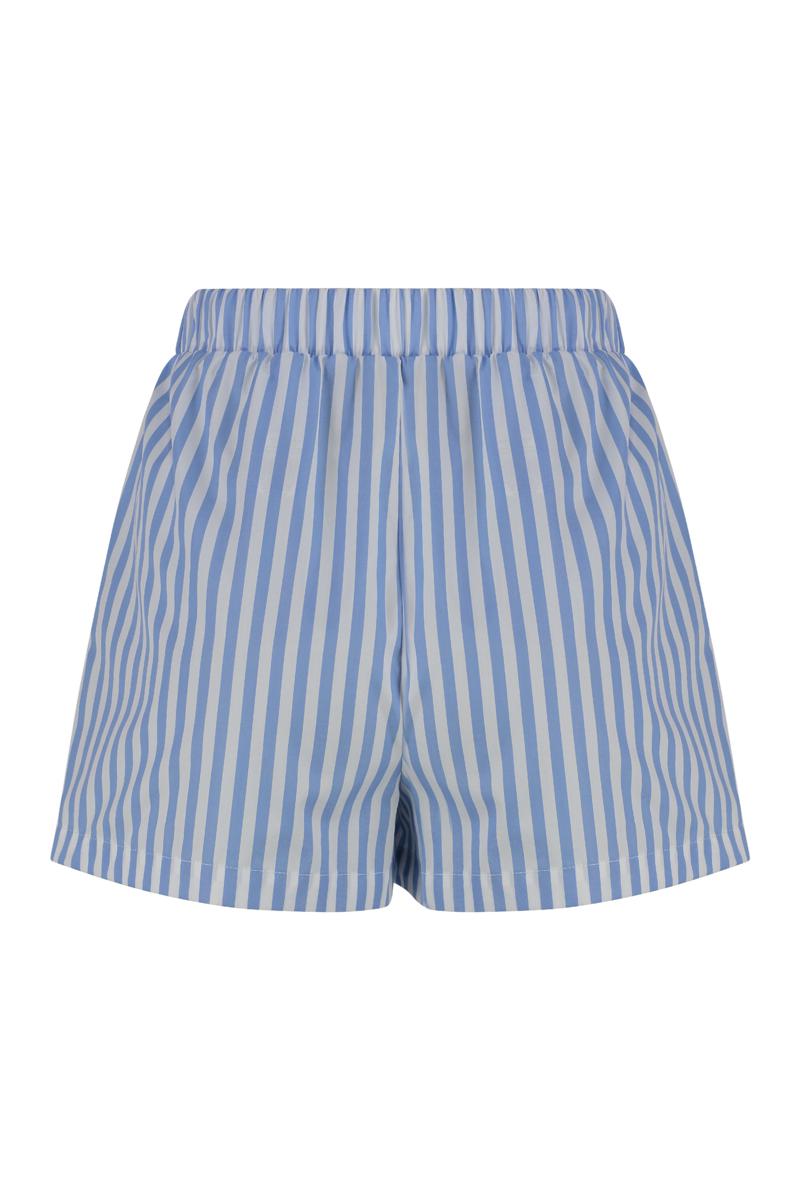 Elisabetta Franchi Striped Poplin Shorts