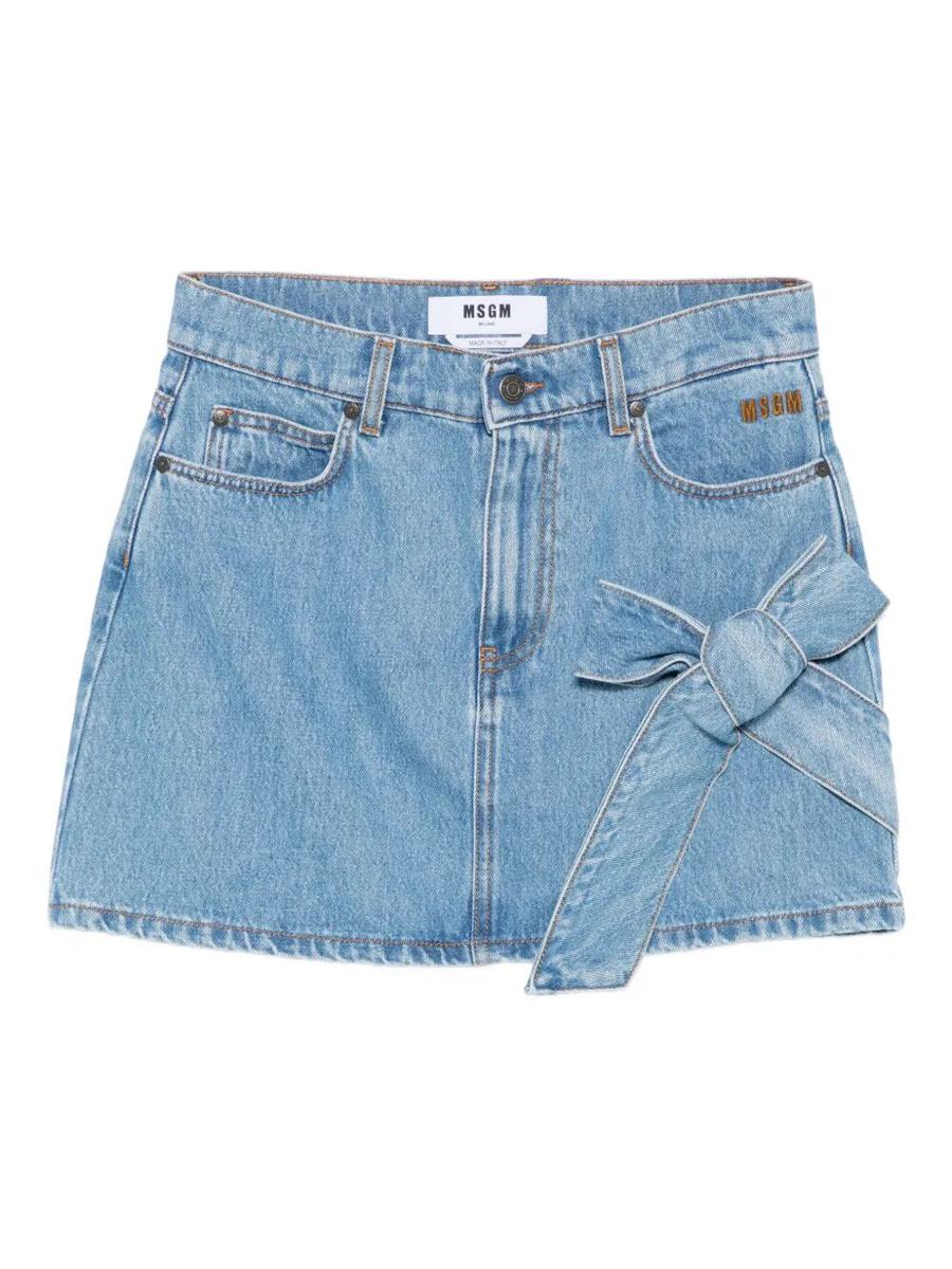Msgm Jeans Skirt Clothing
