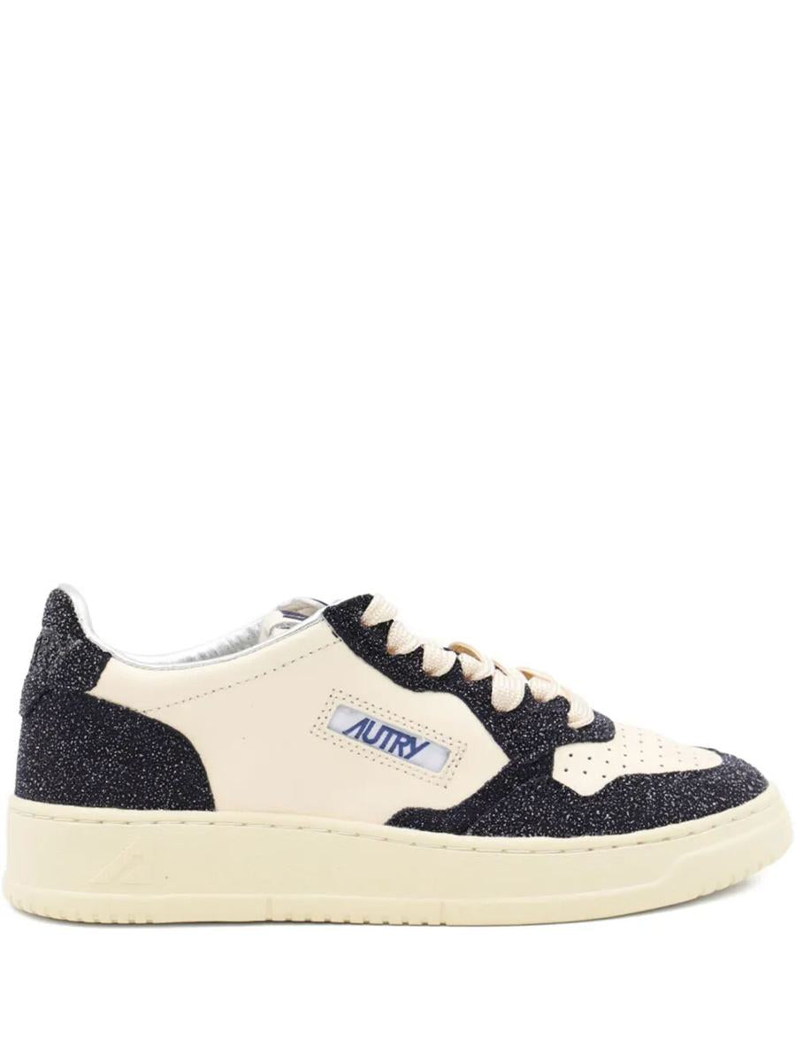 Autry "Medalist Low" Double Leather Sneakers Shoes