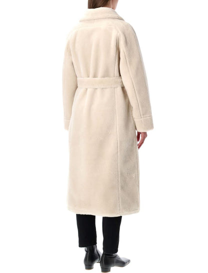 Urbancode Reversible Faux Fur Belted Coat With Suede Interior