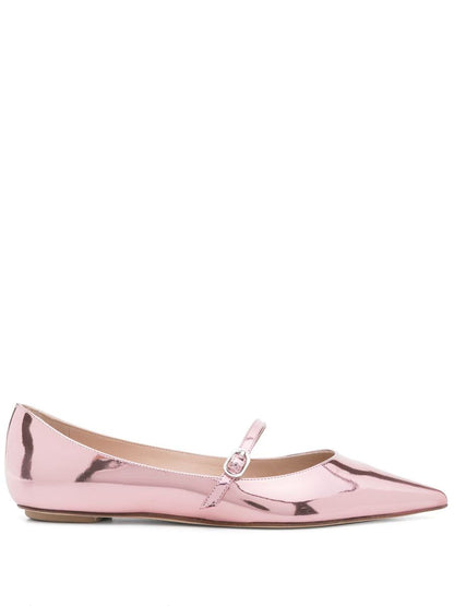 Stuart Weitzman Emilia Mary Jane Flat Shoes