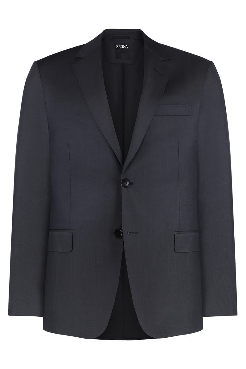 Zegna Wool Blend Two-Piece Suit