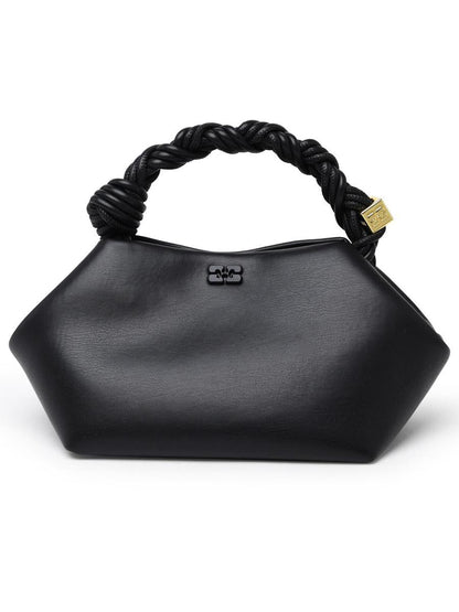 Ganni 'Bou' Bag In Black Recycled Leather
