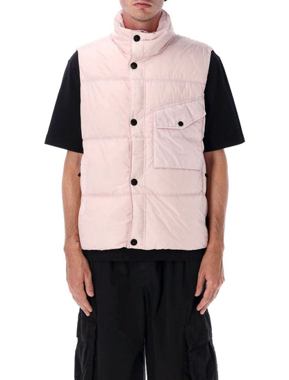 Stone Island Crynkle Reps Nylon Down Vest