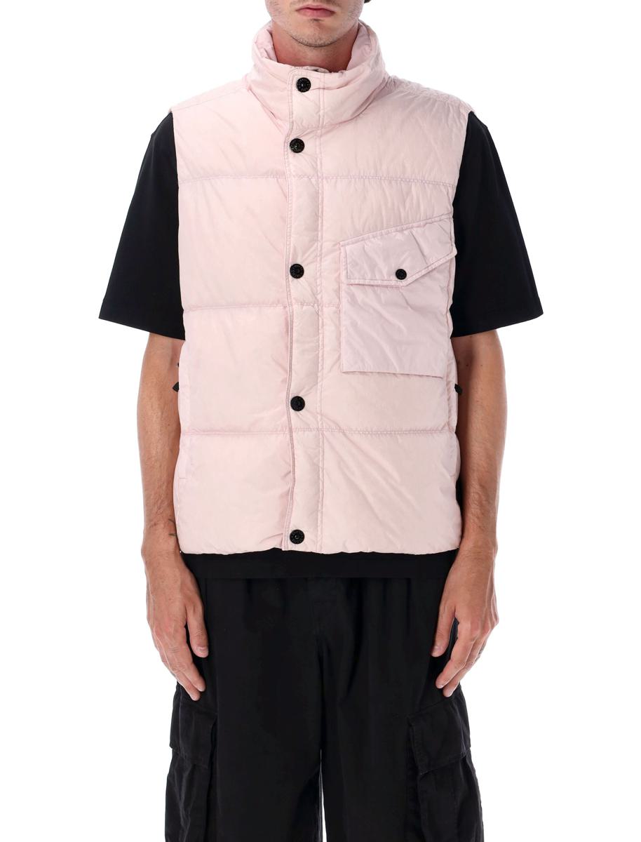 Stone Island Crynkle Reps Nylon Down Vest