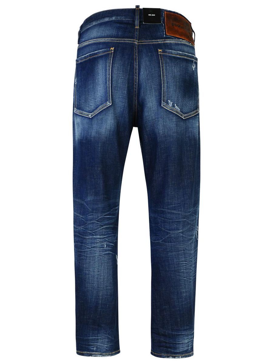 Dsquared2 'Bro' Blue Cotton Jeans