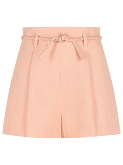 Zimmermann Pink Silk Blend Shorts