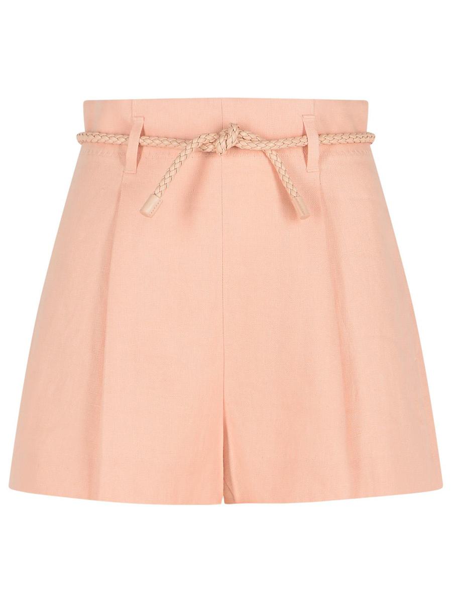 Zimmermann Pink Silk Blend Shorts