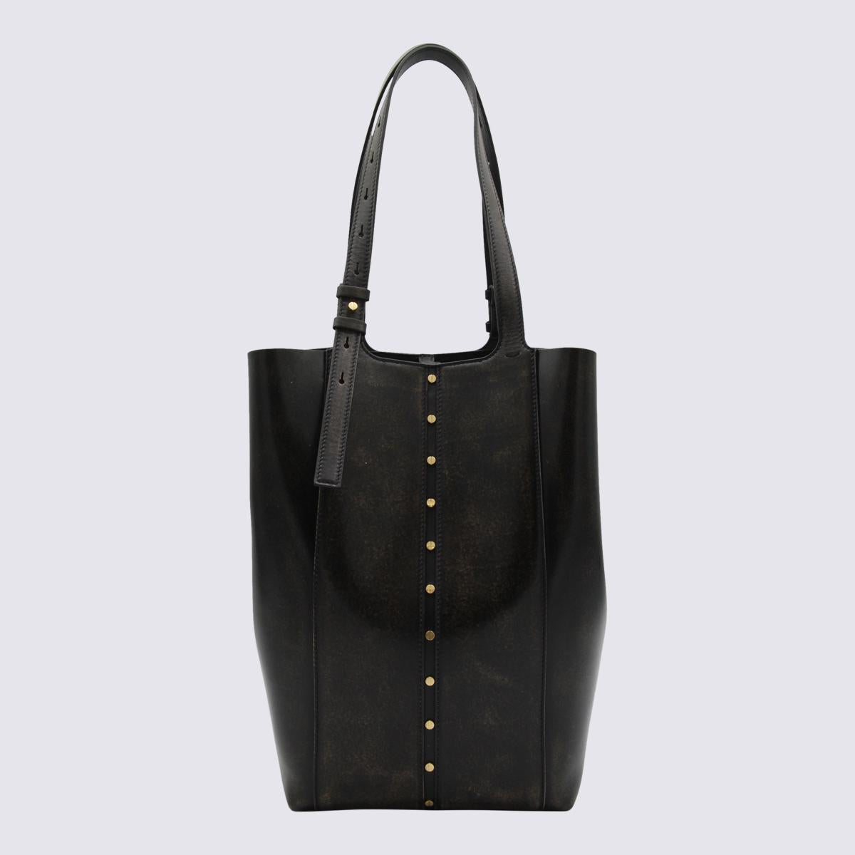 Golden Goose Black Leather Totes