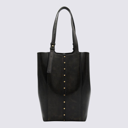 Golden Goose Black Leather Totes