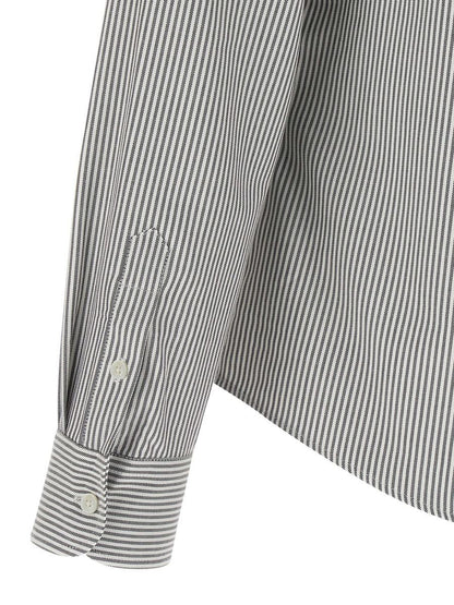 AMI Paris 'Ami De Coeur' Striped Shirt
