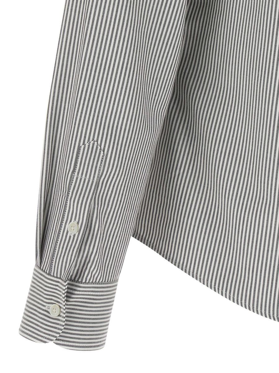 AMI Paris 'Ami De Coeur' Striped Shirt